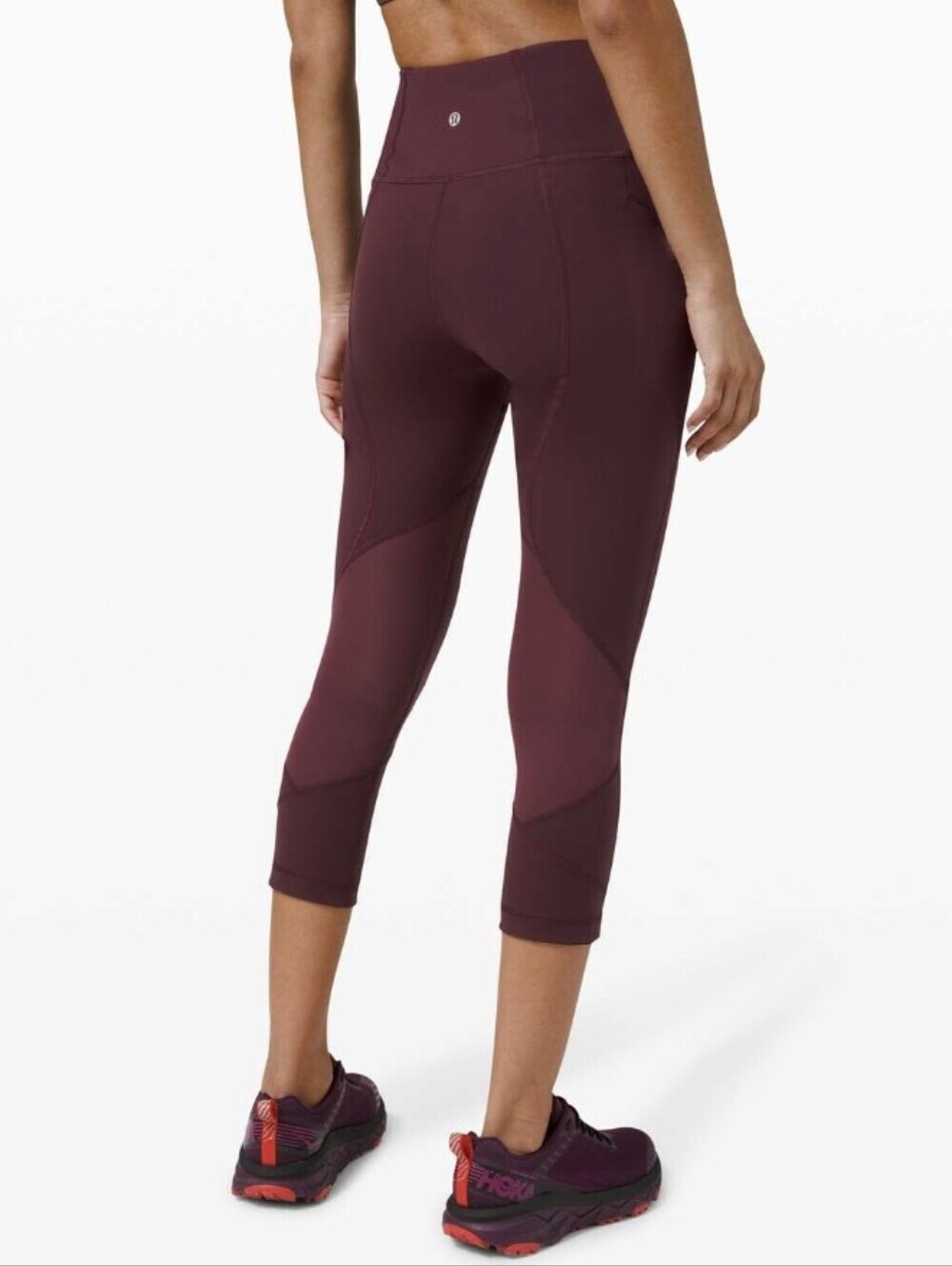 Lululemon Pace Rival High-Rise Crop. 21" Inseam. Cassis. Size 4.